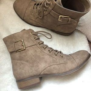 Guess lace up combat boots